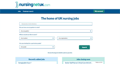 Desktop Screenshot of nursingnetuk.com